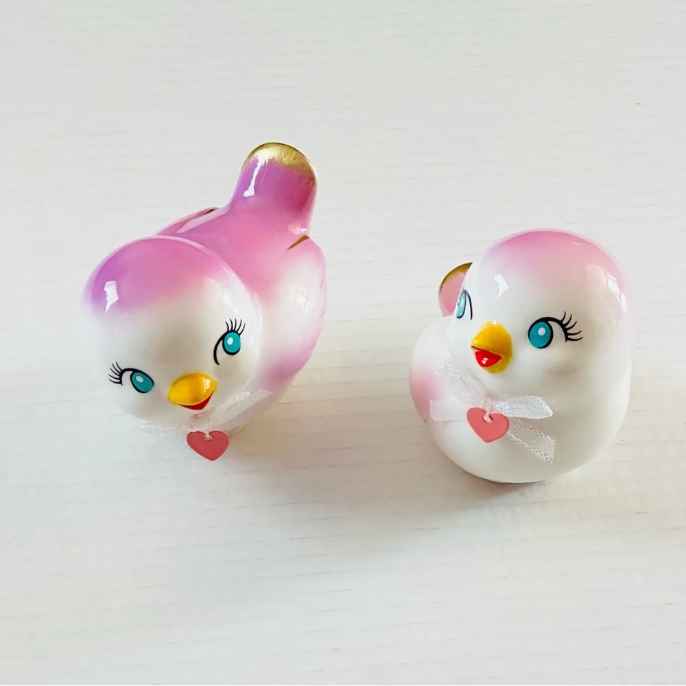 Target Spritz Ceramic Valentine’s Day Pink Love Birds NEW